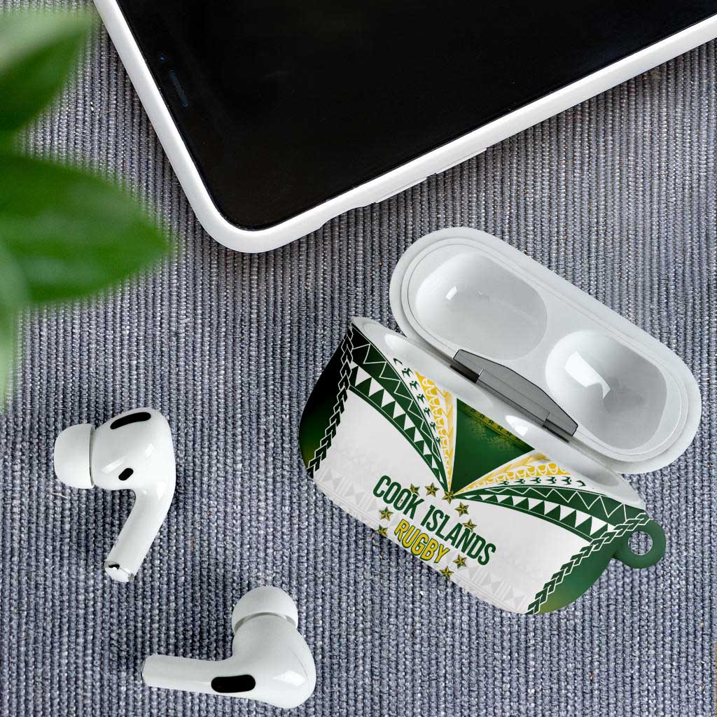 Cook Islands Rugby AirPods Case Kuki's Aitu Champions LT7 - Polynesian Pride