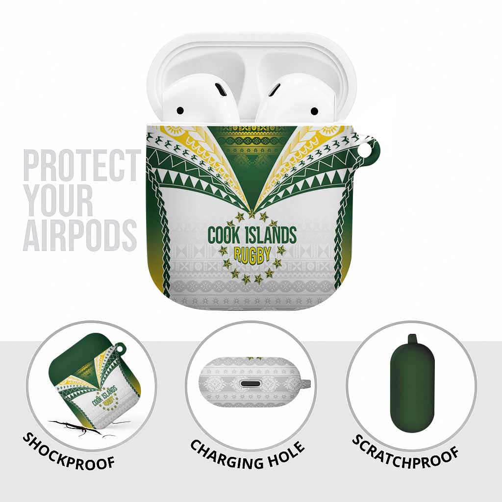 Cook Islands Rugby AirPods Case Kuki's Aitu Champions LT7 - Polynesian Pride