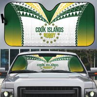 Cook Islands Rugby Auto Sun Shade Kuki's Aitu Champions LT7 Colorful - Polynesian Pride