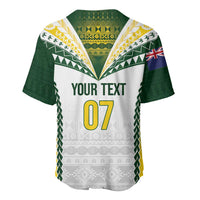 Cook Islands Rugby Custom Baseball Jersey Kuki's Aitu Champions LT7 - Polynesian Pride