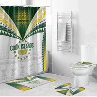 Cook Islands Rugby Bathroom Set Kuki's Aitu Champions LT7 Bathroom Set (4 pcs) Colorful - Polynesian Pride