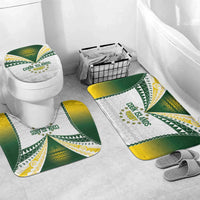Cook Islands Rugby Bathroom Set Kuki's Aitu Champions LT7 Mat Set Only (3 pcs) One Size Colorful - Polynesian Pride