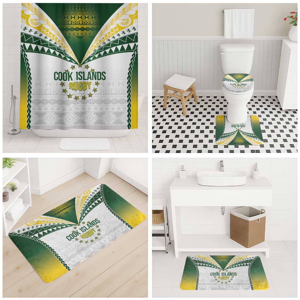 Cook Islands Rugby Bathroom Set Kuki's Aitu Champions LT7 - Polynesian Pride