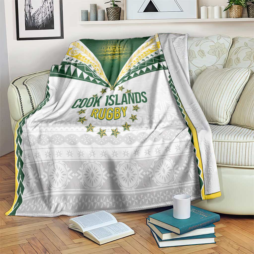 Cook Islands Rugby Blanket Kuki's Aitu Champions LT7 Colorful - Polynesian Pride