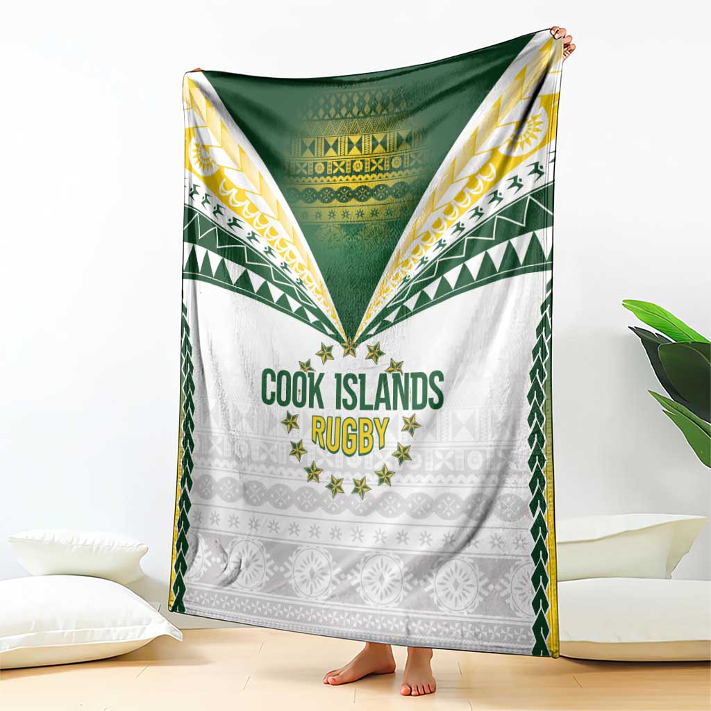 Cook Islands Rugby Blanket Kuki's Aitu Champions LT7 - Polynesian Pride