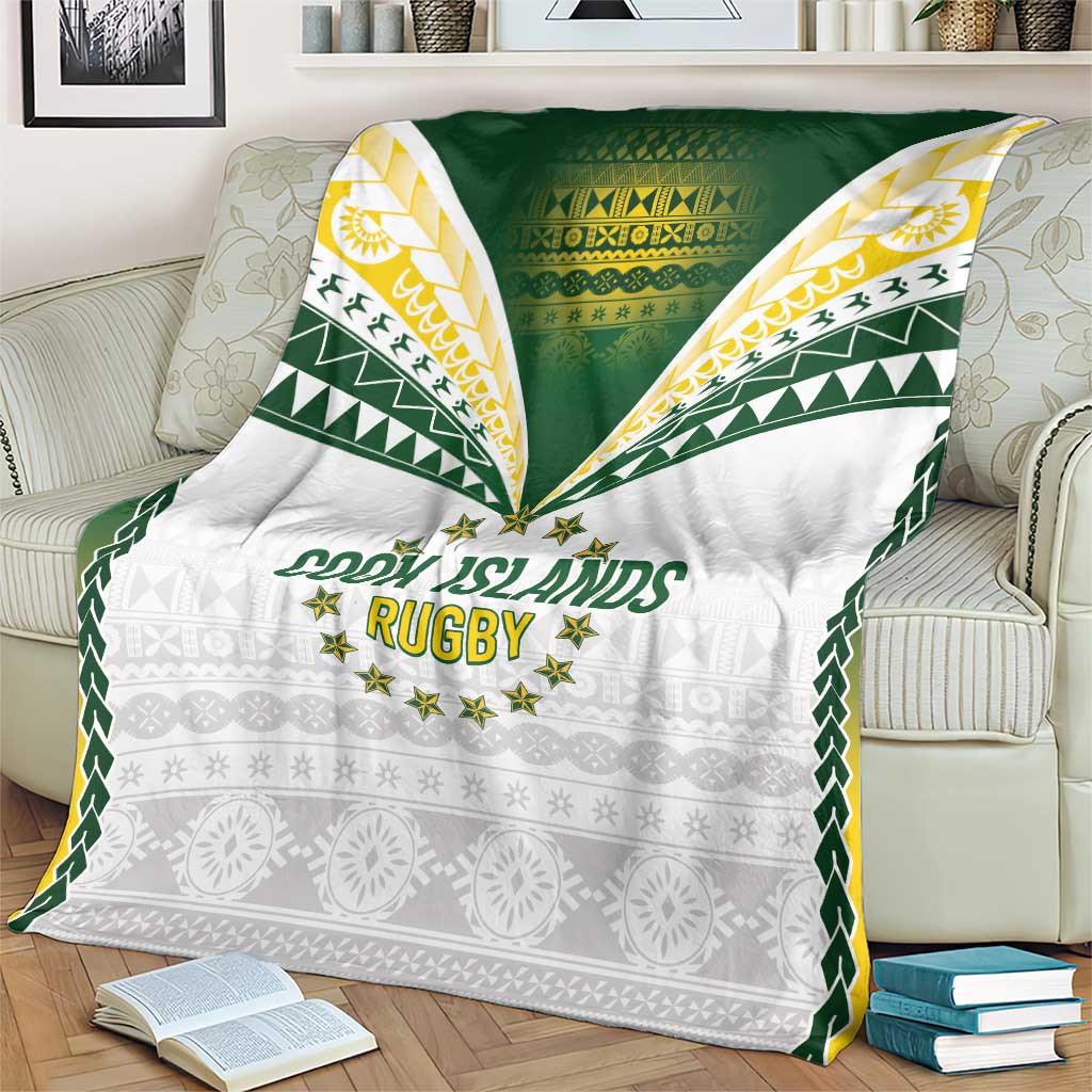 Cook Islands Rugby Blanket Kuki's Aitu Champions LT7 - Polynesian Pride