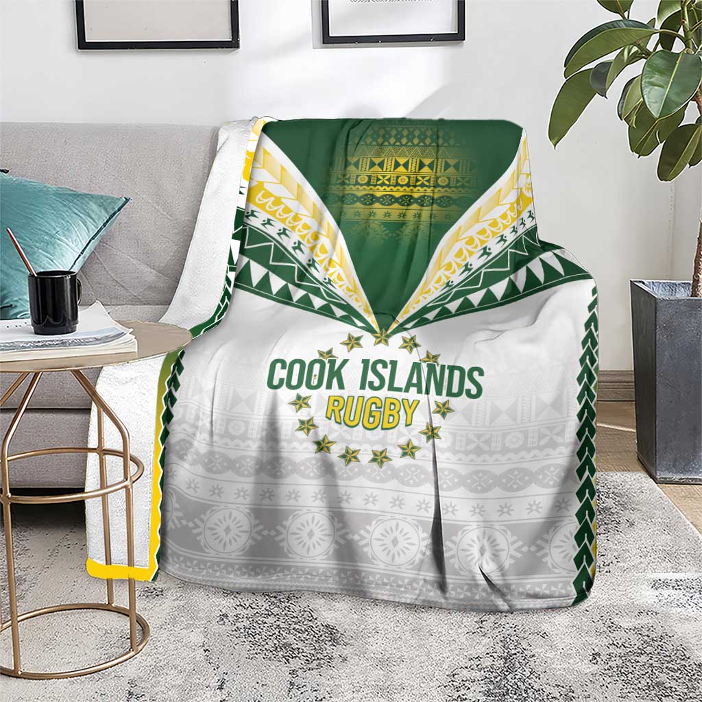 Cook Islands Rugby Blanket Kuki's Aitu Champions LT7 - Polynesian Pride