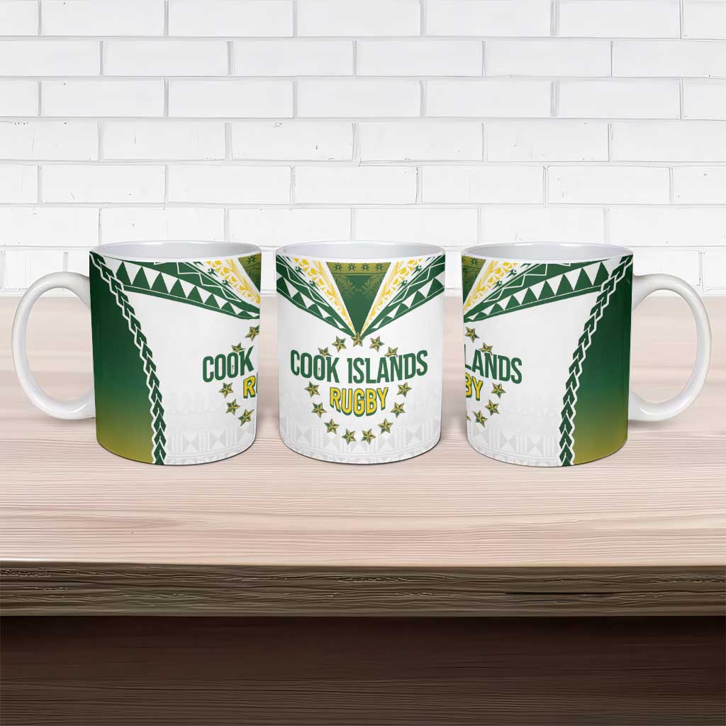 Cook Islands Rugby Ceramic Mug Kuki's Aitu Champions LT7 - Polynesian Pride