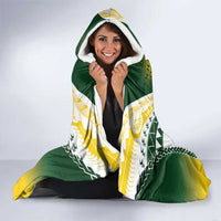 Cook Islands Rugby Hooded Blanket Kuki's Aitu Champions LT7 - Polynesian Pride