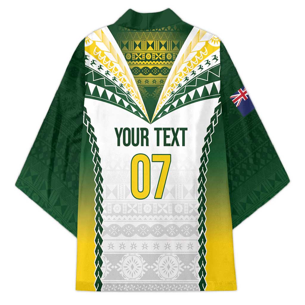 Cook Islands Rugby Custom Kimono Kuki's Aitu Champions LT7 - Polynesian Pride