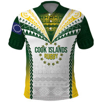 Cook Islands Rugby Custom Polo Shirt Kuki's Aitu Champions LT7 Colorful - Polynesian Pride
