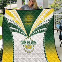 Cook Islands Rugby Quilt Kuki's Aitu Champions LT7 Colorful - Polynesian Pride