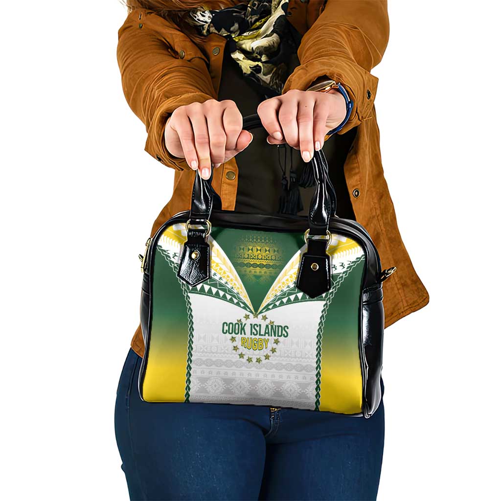Cook Islands Rugby Shoulder Handbag Kuki's Aitu Champions LT7 One Size Colorful - Polynesian Pride