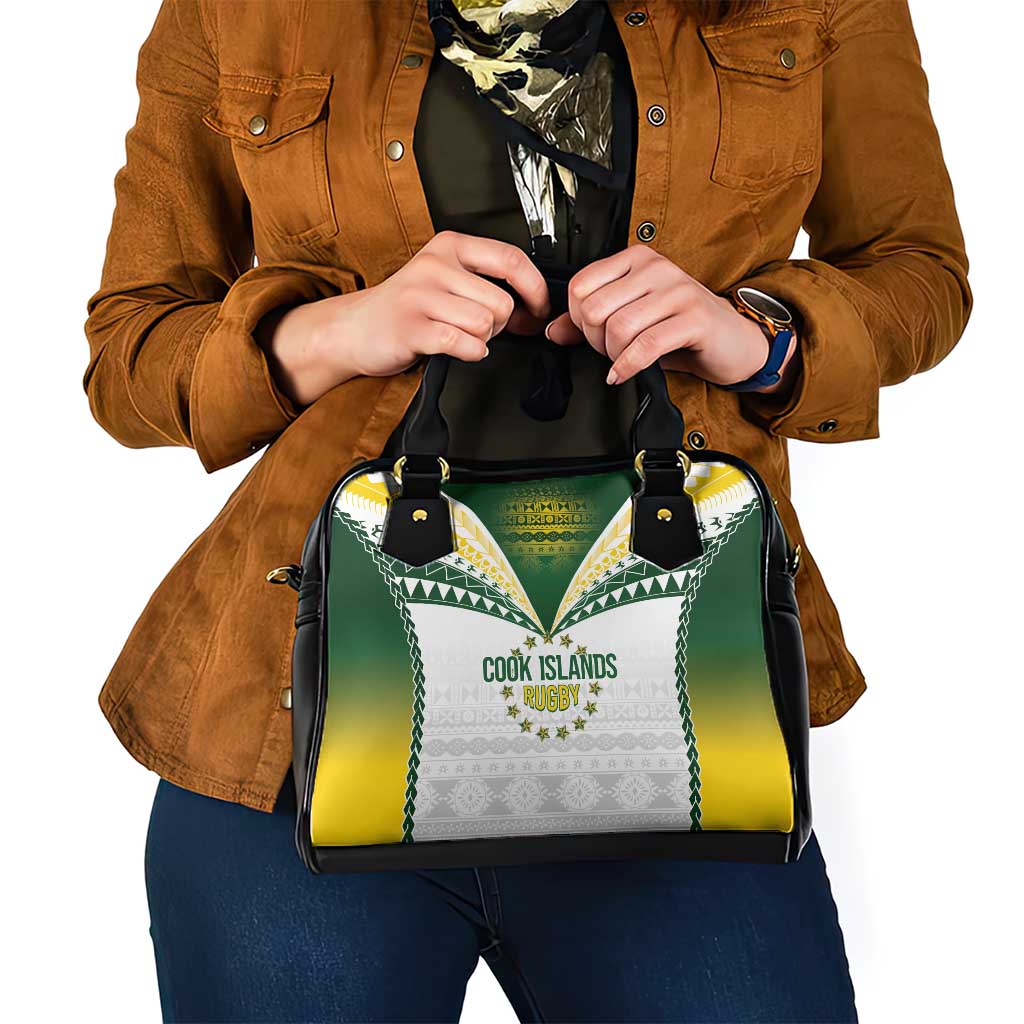 Cook Islands Rugby Shoulder Handbag Kuki's Aitu Champions LT7 - Polynesian Pride