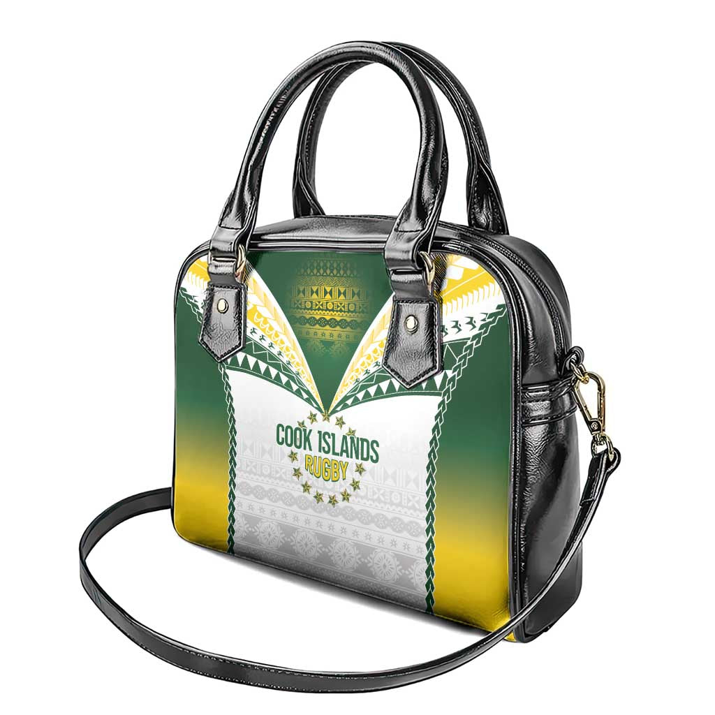 Cook Islands Rugby Shoulder Handbag Kuki's Aitu Champions LT7 - Polynesian Pride