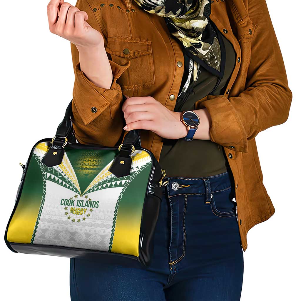 Cook Islands Rugby Shoulder Handbag Kuki's Aitu Champions LT7 - Polynesian Pride