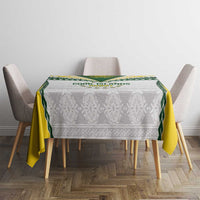 Cook Islands Rugby Tablecloth Kuki's Aitu Champions LT7 - Polynesian Pride