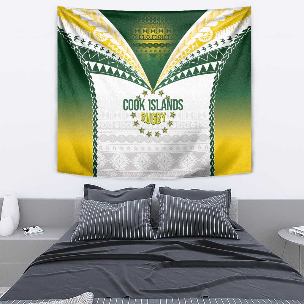Cook Islands Rugby Tapestry Kuki's Aitu Champions LT7 - Polynesian Pride
