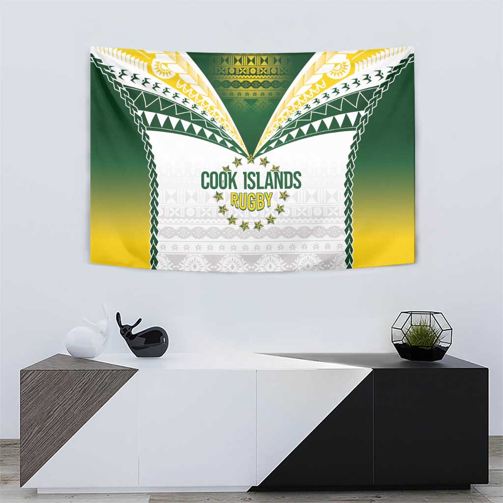 Cook Islands Rugby Tapestry Kuki's Aitu Champions LT7 - Polynesian Pride