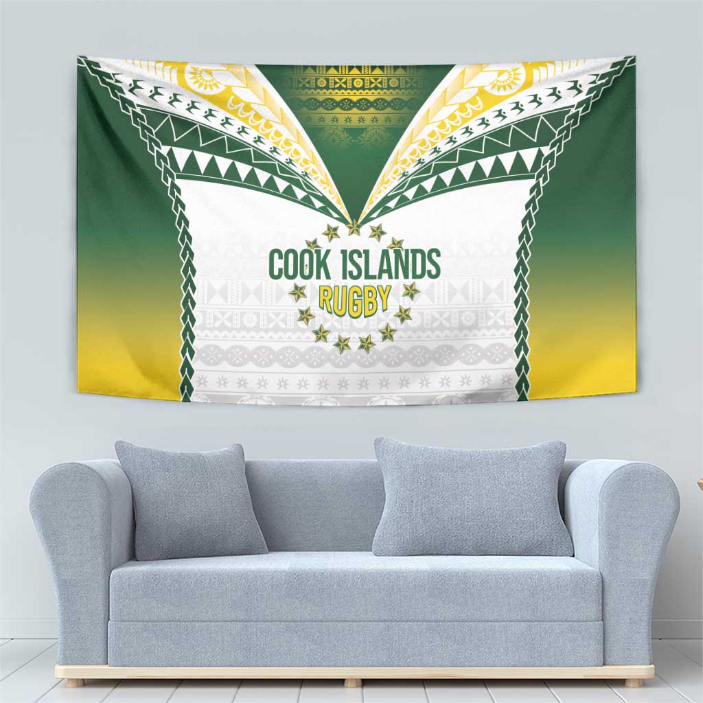 Cook Islands Rugby Tapestry Kuki's Aitu Champions LT7 - Polynesian Pride