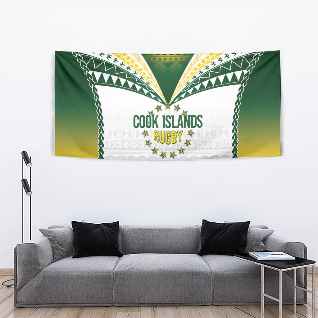 Cook Islands Rugby Tapestry Kuki's Aitu Champions LT7 - Polynesian Pride