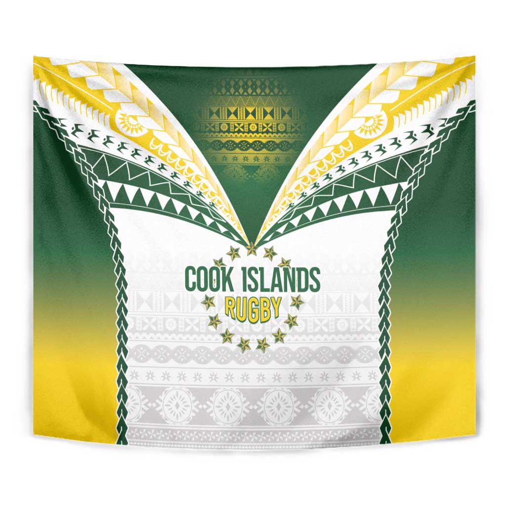 Cook Islands Rugby Tapestry Kuki's Aitu Champions LT7 - Polynesian Pride