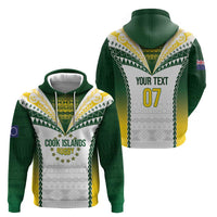 Cook Islands Rugby Custom Zip Hoodie Kuki's Aitu Champions LT7 - Polynesian Pride