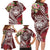 Aloha Hawaii Big Island Family Matching Long Sleeve Bodycon Dress and Hawaiian Shirt Ohia Lehua Wahine