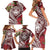 Aloha Hawaii Big Island Family Matching Short Sleeve Bodycon Dress and Hawaiian Shirt Ohia Lehua Wahine