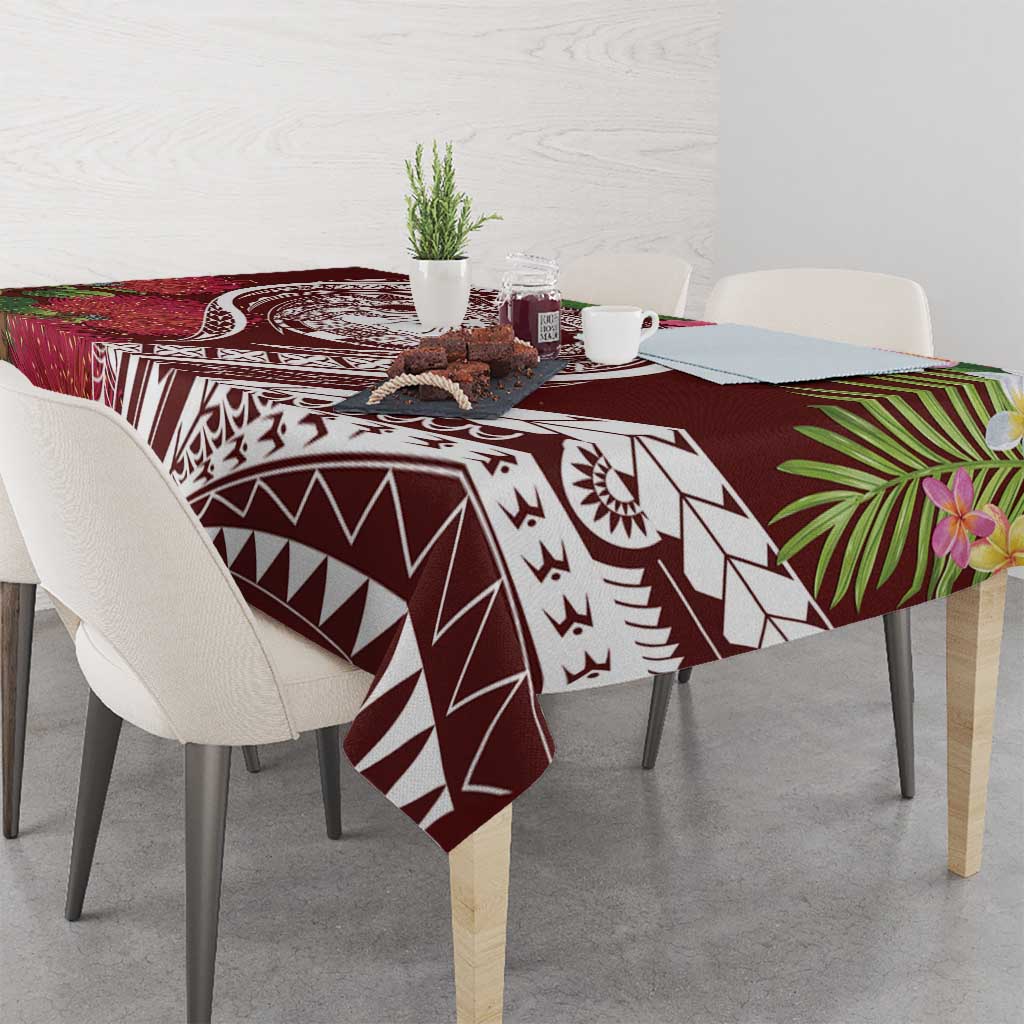 Aloha Hawaii Big Island Tablecloth Ohia Lehua Wahine LT7 - Polynesian Pride