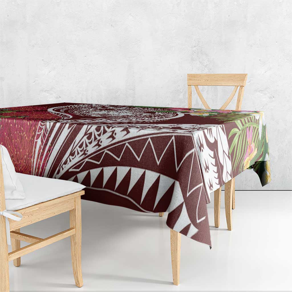 Aloha Hawaii Big Island Tablecloth Ohia Lehua Wahine LT7 - Polynesian Pride