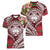 Aloha Hawaii Big Island Women V-Neck T-Shirt Ohia Lehua Wahine