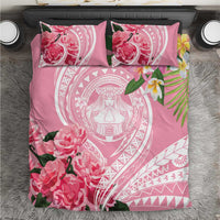 Aloha Hawaii Maui Bedding Set Goddess Lokelani Rose LT7 Pink - Polynesian Pride