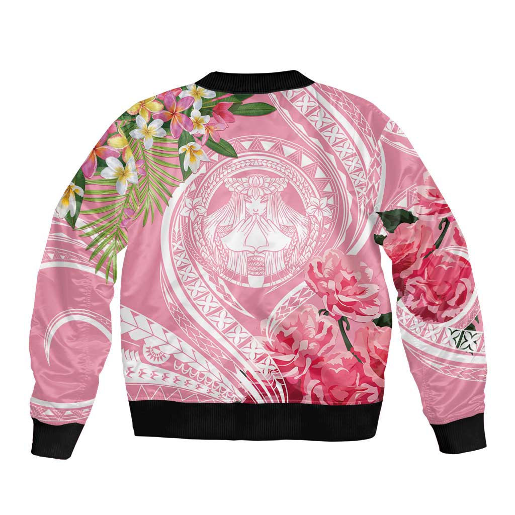 Aloha Hawaii Maui Bomber Jacket Goddess Lokelani Rose LT7 - Polynesian Pride
