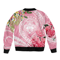 Aloha Hawaii Maui Bomber Jacket Goddess Lokelani Rose LT7 - Polynesian Pride