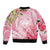 Aloha Hawaii Maui Bomber Jacket Goddess Lokelani Rose