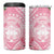 Aloha Hawaii Maui 4 in 1 Can Cooler Tumbler Goddess Lokelani Rose