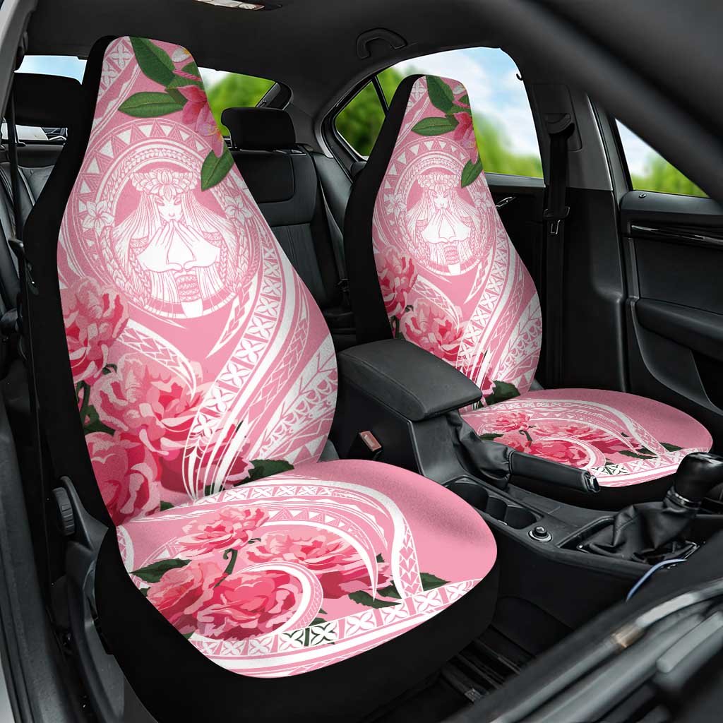 Aloha Hawaii Maui Car Seat Cover Goddess Lokelani Rose LT7 One Size Pink - Polynesian Pride