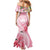 Aloha Hawaii Maui Family Matching Mermaid Dress and Hawaiian Shirt Goddess Lokelani Rose