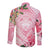 Aloha Hawaii Maui Long Sleeve Button Shirt Goddess Lokelani Rose