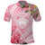 Aloha Hawaii Maui Polo Shirt Goddess Lokelani Rose