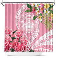 Aloha Hawaii Maui Shower Curtain Goddess Lokelani Rose LT7 Pink - Polynesian Pride