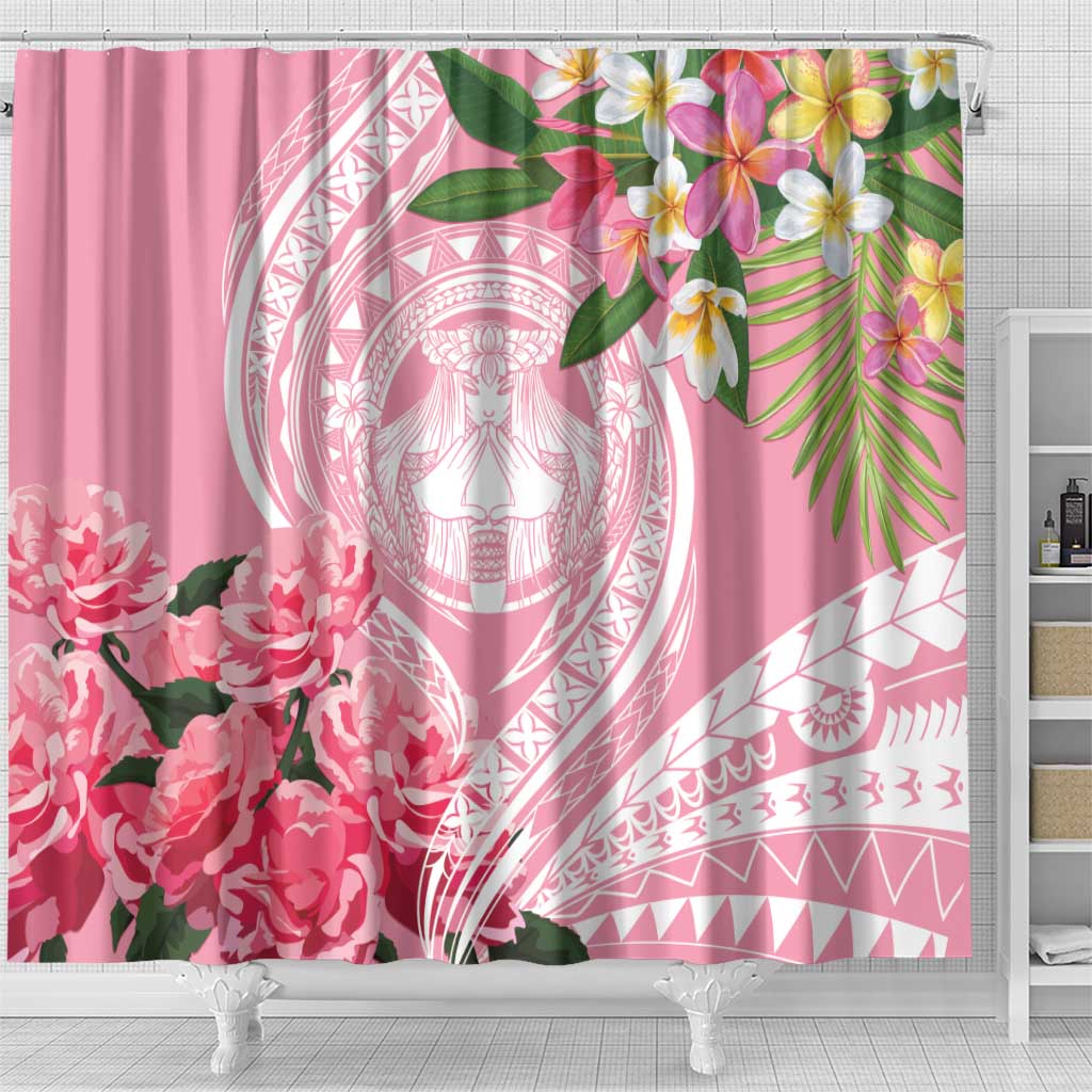 Aloha Hawaii Maui Shower Curtain Goddess Lokelani Rose LT7 - Polynesian Pride