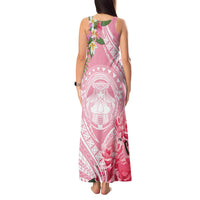 Aloha Hawaii Maui Tank Maxi Dress Goddess Lokelani Rose LT7 - Polynesian Pride