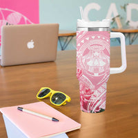 Aloha Hawaii Maui Tumbler With Handle Goddess Lokelani Rose LT7 - Polynesian Pride