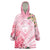 Aloha Hawaii Maui Wearable Blanket Hoodie Goddess Lokelani Rose