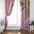 Aloha Hawaii Maui Window Curtain Goddess Lokelani Rose