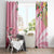 Aloha Hawaii Maui Window Curtain Goddess Lokelani Rose