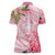 Aloha Hawaii Maui Women Polo Shirt Goddess Lokelani Rose