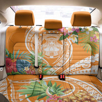 Aloha Hawaii Lanai Back Car Seat Cover Frangipani Mix Pineapple LT7 - Polynesian Pride
